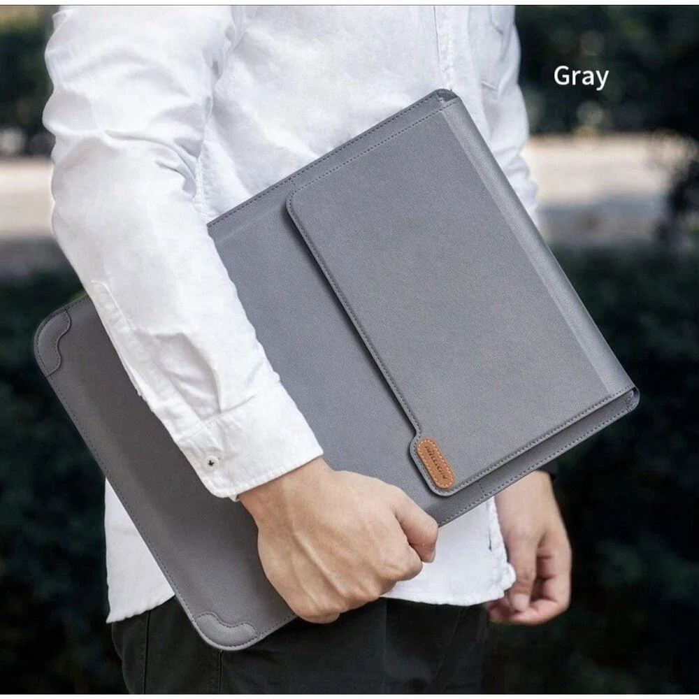 Nillkin 13” Laptop Sleeve Case 3-in-1 Stand Mouse Pad MacBook Surface Gray
